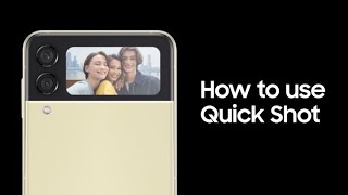 Galaxy Z Flip3 5G: How to take selfies using Quick Shot | Samsung