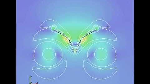 2D flapping of flexible insect wings