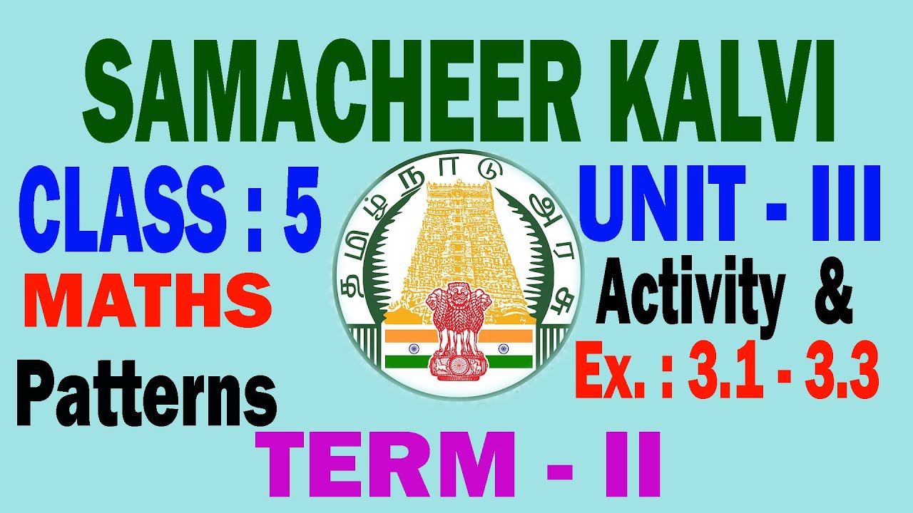 Unit 3patterns In Mathematicswelcome Unit 3patterns In Mathematicswelcome