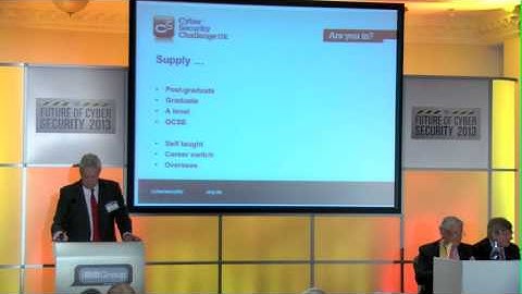 Building Capacity, Bridging the Cyber Security Skills Gap - Nigel Harrison