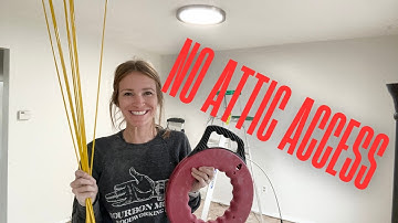 Adding Ceiling Lights from Light Switch Controlled Outlet - No Attic Access