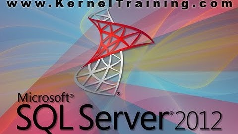 Microsoft MS SQL server 2012 Tutorial For Beginners