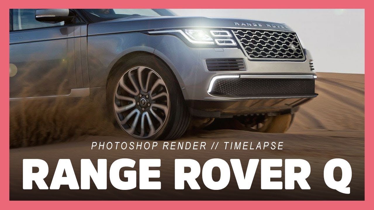 Range Rover Q: Bentayga, watch out! (photoshop render timelapse ...
