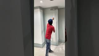 How to Paint a Wall FAST! ⏱️ (18-Inch Roller)