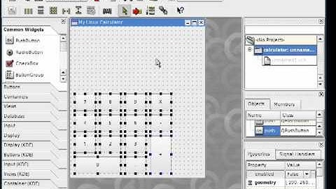 Linux GUI Calculator-09-Designing the GUI Part 1