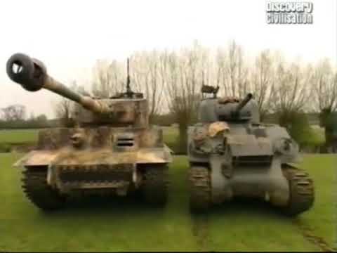 Американский  Шерман и танк  Тигр...Сравнение боевых качеств и возможностей