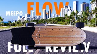 Meepo Flow Electric Skateboard Review - Eskate Giveaway Inside - #eskate #electricskateboard