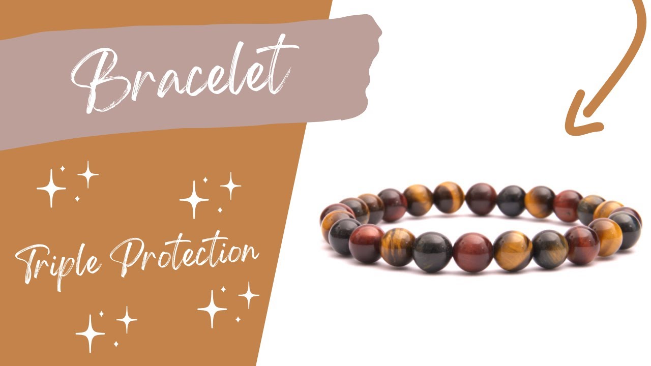 Bracelet triple protection - YouTube