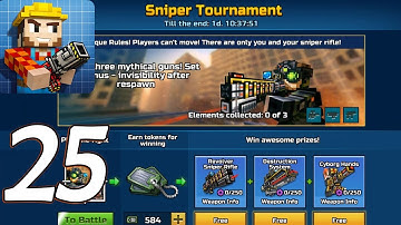 Pixel Gun 3D - Gameplay Walkthrough part 25 - New Update Sniper Tournament (iOS,android)