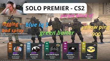 Average Solo Premier Experience - CS2 (chaotic ofc)