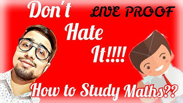 How to study Maths effectively | How to study Maths for exams | How to study Maths for Jee |Class 12