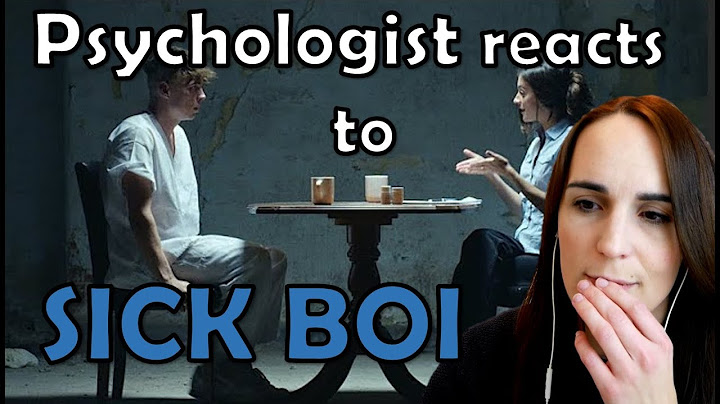 Psychologist Reacts to Sick Boi by Ren