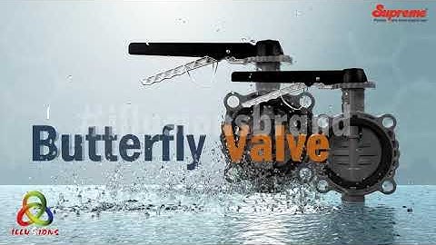 ButterFly valve Product 3D animation