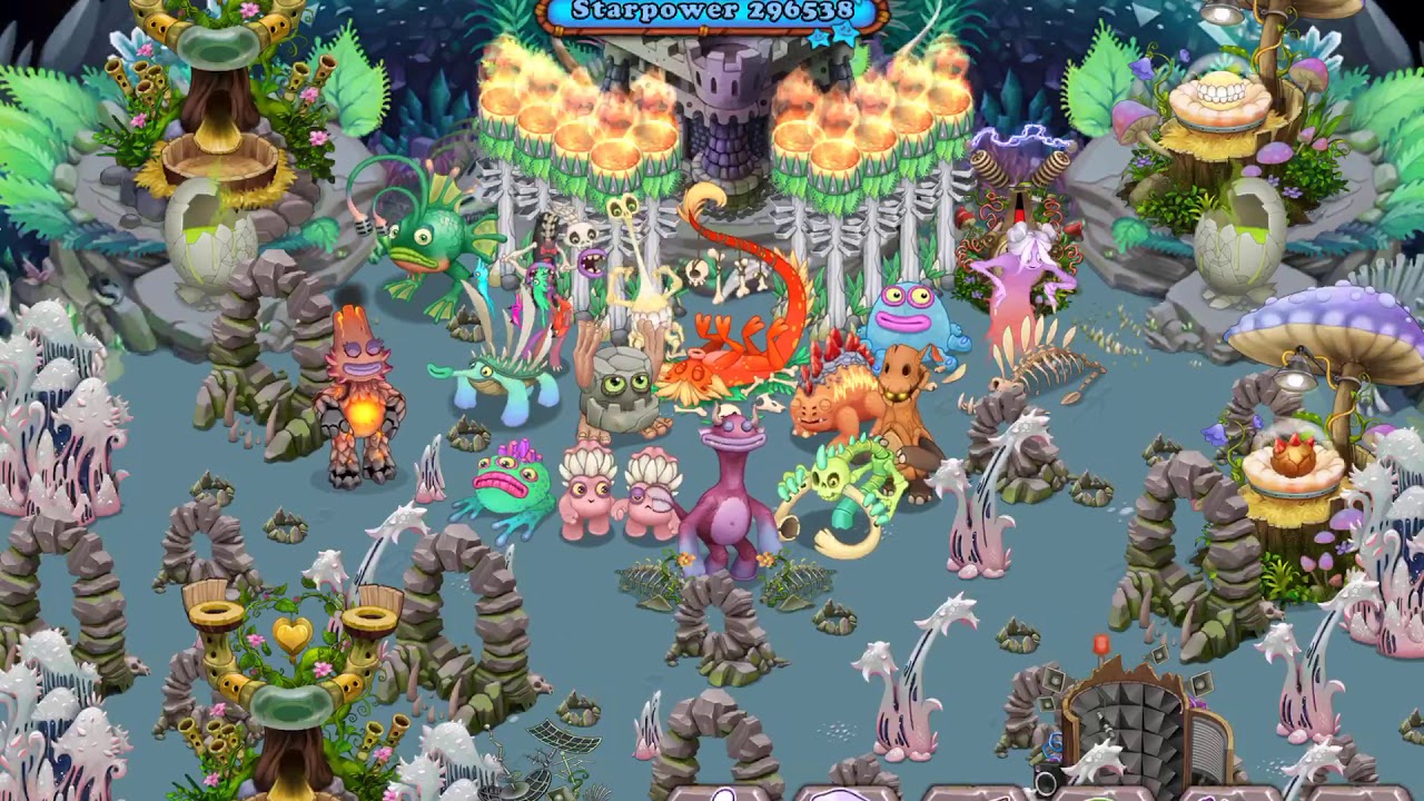 Остров растений my singing monsters все монстры