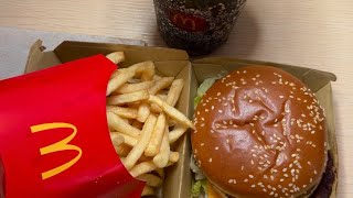 POV: you’re eating a big mac and fries | mcdonalds asmr mukbang