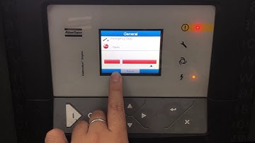 How to reset emergency alarm - Atlas Copco Compressor MK5 controller