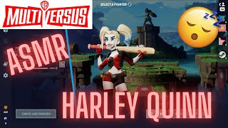 ASMR Gaming | Multiversus🏆Harley Quinn Gameplay! (Controller Sounds, Whispering & Gum Chewing)