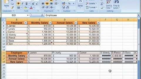 AM 462 Paste special Microsoft Excel 2007 ECDL Advanced ITQ3
