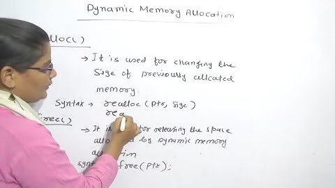 Dynamic Memory Allocation in C in Hindi  |Lec-76|C Programming Tutorial in Hindi