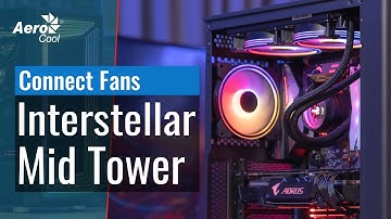 Interstellar Mid Tower Case - How to connect the fans and third party accessories to the hub