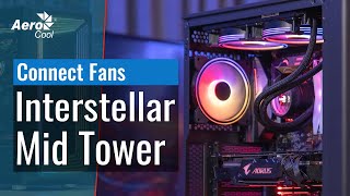 Interstellar Mid Tower Case - How To Connect The Fans And Third Party Accessories To The Hub