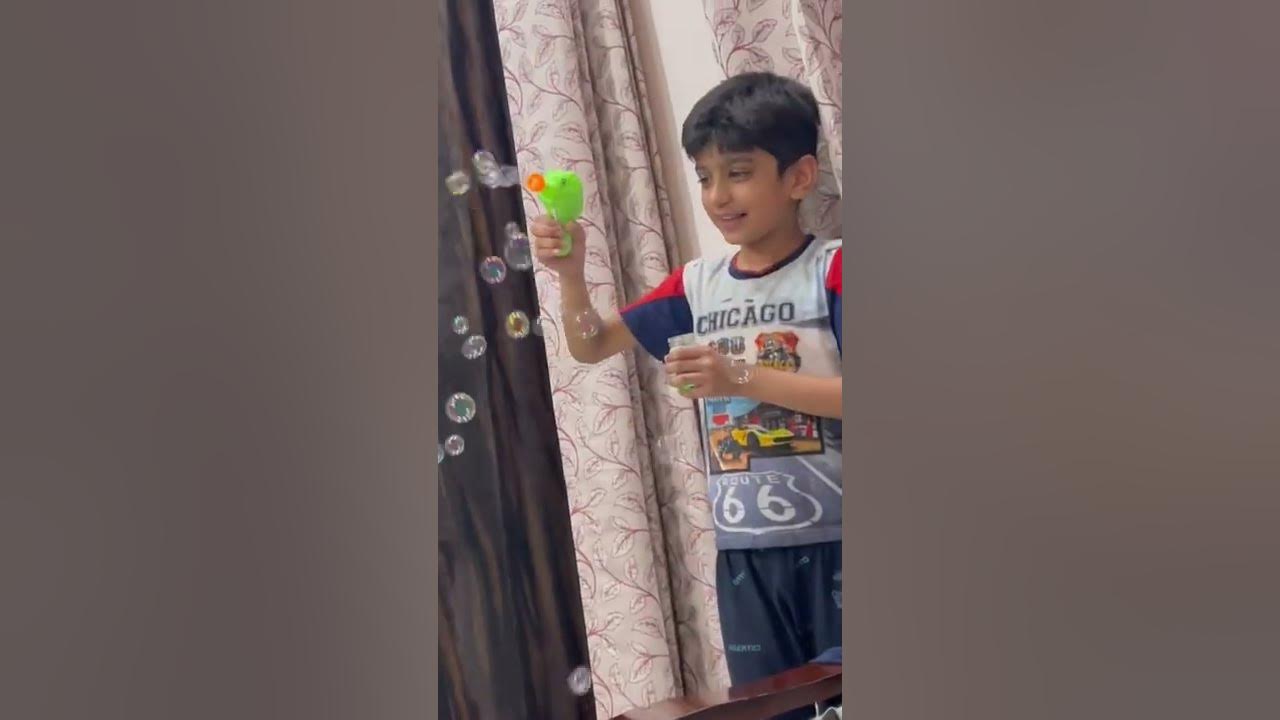 Ayan calendar boy playing with bubble shorts shortsvideo vlogs 