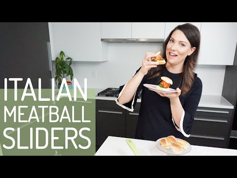 Italian Chicken Meatball Sliders