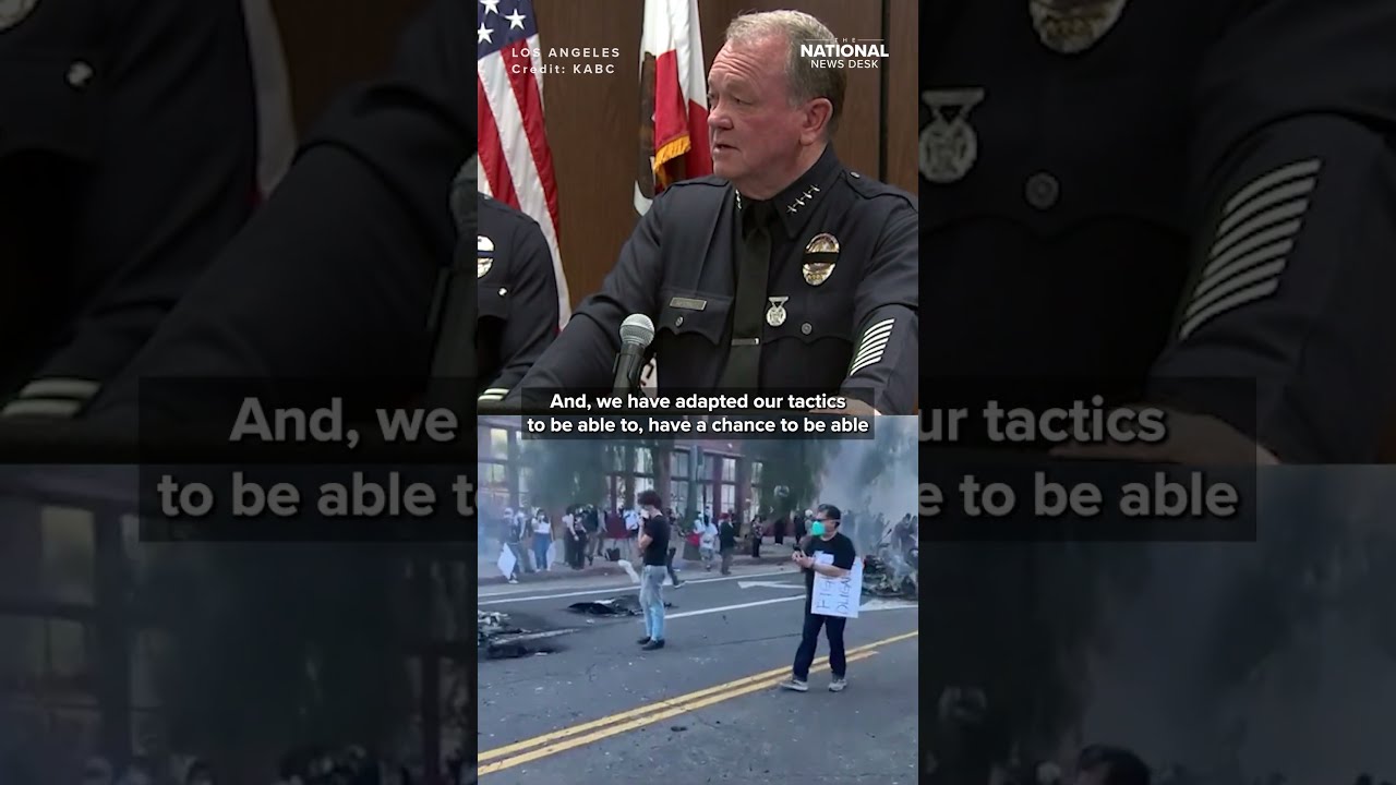 LAPD Chief Calls Los Angeles ICE Protest Violence Disgusting 