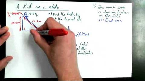 3 4B   Kid on a Frictional Slide 1