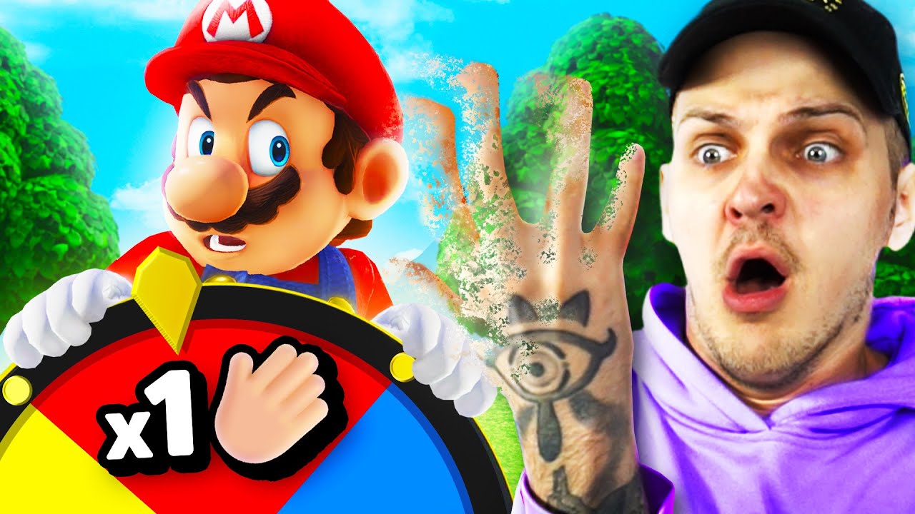 Hide and Seek mit EINER HAND wegen Glücksrad... - Mario Odyssey Multiplayer Hide and Seek