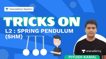 L2 : Spring Pendulum (SHM) | Tricks | Physics NEET | Piyush Kamal | Unacademy Sapiens