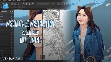 How to Make Vector x Vexel Art in Affinity Designer | Timelapse / Speed Art