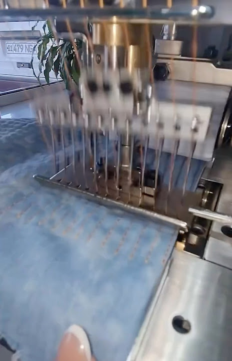 Satisfying Sewing Machine in Action 🧵✨
