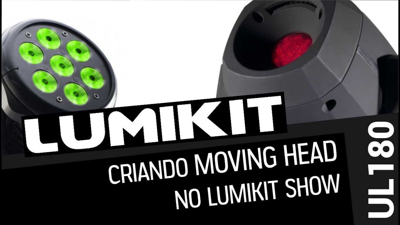 [UL180] Criando um Moving Head/BEAM comum/RGB no Lumikit SHOW - 