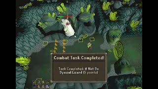 OSRS Combat Achievement - A Not So Special Lizard