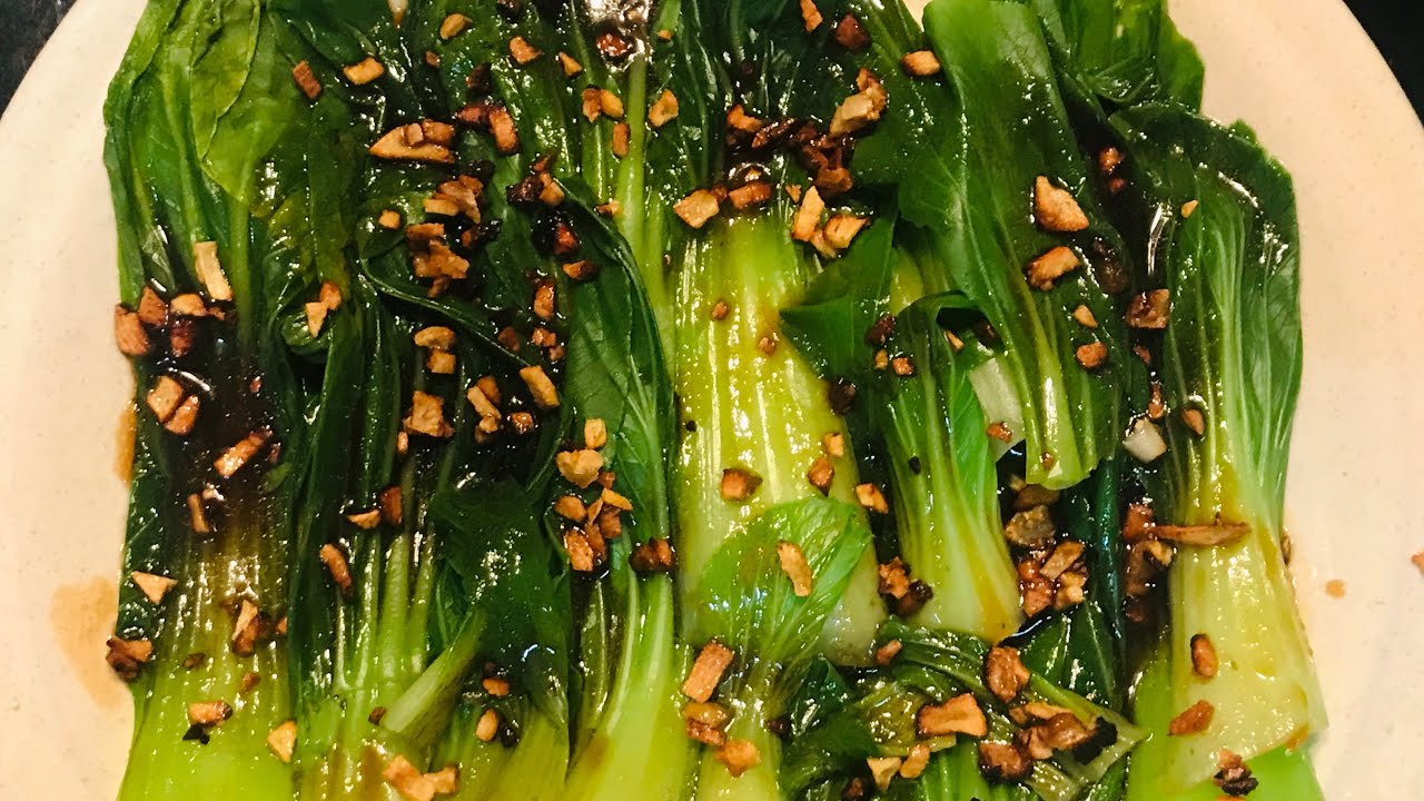 🍽️ BOK CHOY OYSTER SAUCE 🍽️ CHINESE STYLE 🍽️ STEAMED BOK CHOY 🍽️