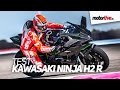 Test  kawasaki h2 r ninja  357 kmh  record au paul ricard
