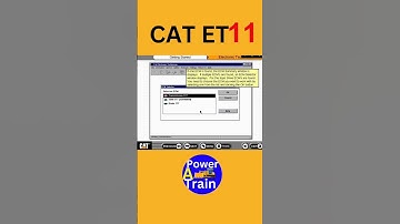 11- how to Launuch Cat et electronic technicain after setting?