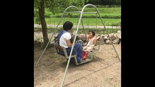 復刻！昭和の懐かしいゆりかご型ブランコ】 家庭用ブランコ ゆりかご