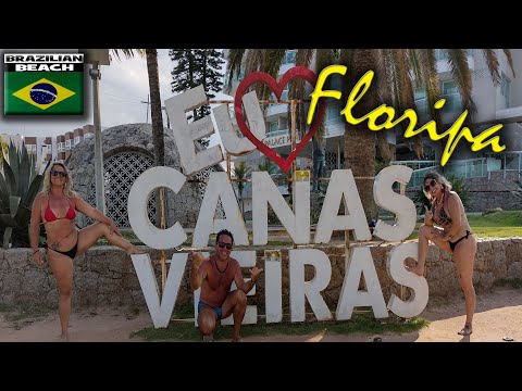 PRAIA CANASVIEIRAS COM A LISA ARANHA E GALEGA BRUTA - FLORIPA - BRAZILIAN BEACH - VÍDEO OFICIAL