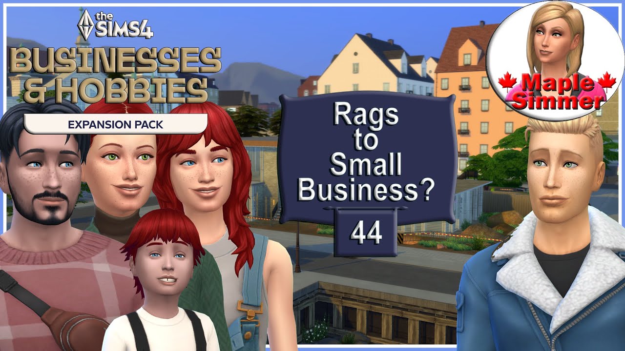 Birthdays 🎂 Pt 44: Rags to Small Business Challenge (Sims 4 Businesses & Hobbies)