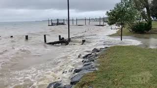 10-29-21 Piney Point, Md - Flooded Homes From Highest Water Crest In A Decade