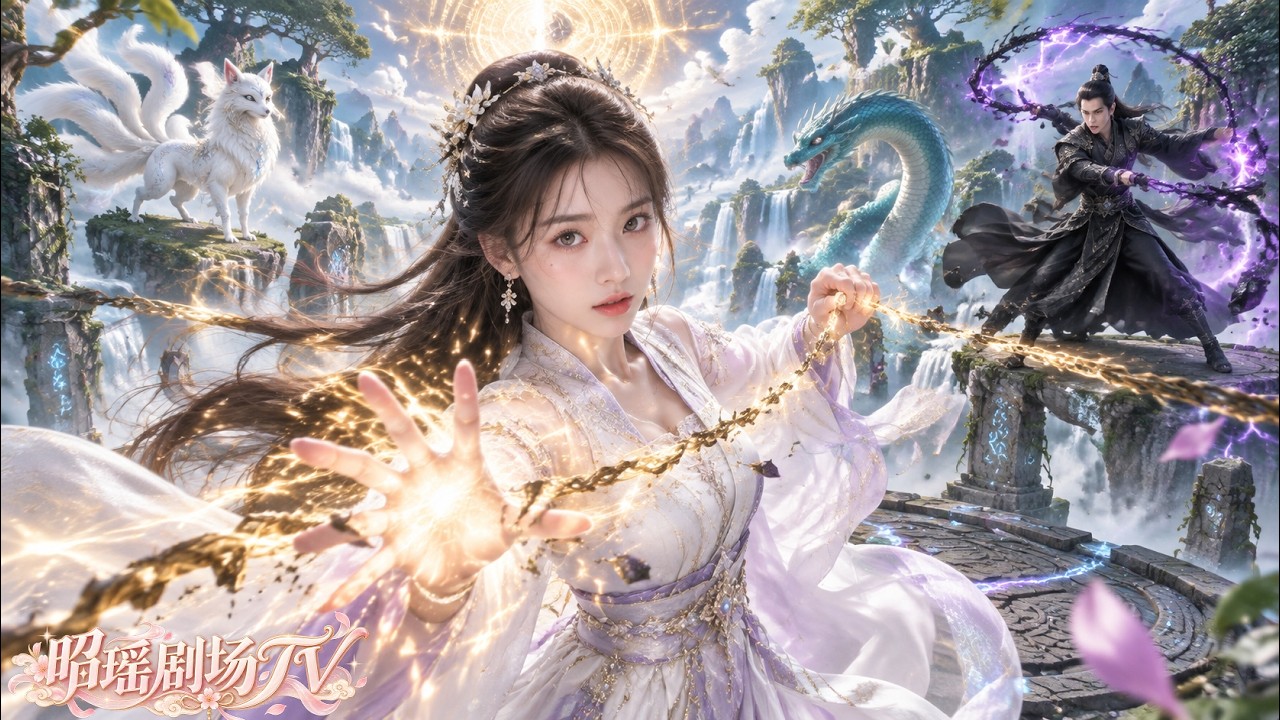 現代女孩穿成修真界必死女配，被綁上刑臺受罰！怎料她剛掙斷仙繩，人人畏懼的魔尊竟從天而降將她護進懷裡，全宗瞬間傻眼！#仙俠短劇 #穿越修仙 #惡毒女配