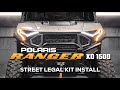 Polaris ranger xd 1500  street legal kit install  wd electronics