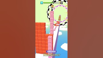 Cube Surfer!🏂🏿💎Mobile Gameplay By NextGamer (Android,iOS) Level 33 #shorts
