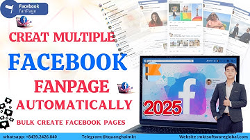 Create Multiple Facebook Pages Automatically | Bulk Create Facebook Pages 2025