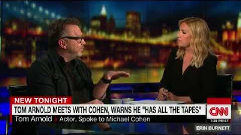 Tom Arnold says he has tapes of Trump