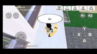 Push The Osana On The Roof Of The School Out Simulator 2