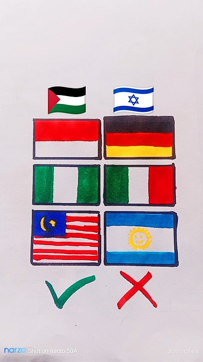 Palestine Vs Israel support flag drawing 🇵🇸 Vs 🇮🇱#viralshort #palestine #shorts