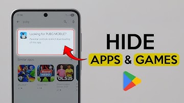 Hoe verberg ik apps en games in de Play Store?